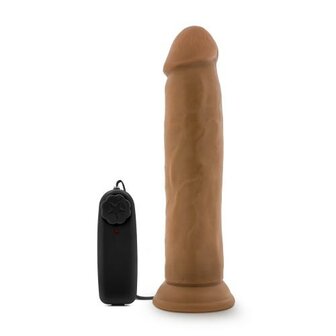 Dr. Skin - Dr. Throb Vibrator Met Zuignap 24 cm - Mocha