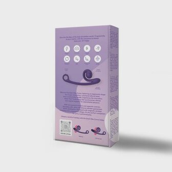 Snail Vibe Curve Duo Vibrator - Paars