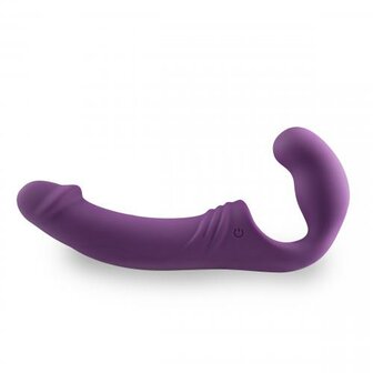 Strapless Strap-On Vibrator - Paars