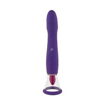 Pleasure Pump Met G-Spot Vibrator - Paars