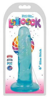 Lollicock - Dildo Slim Stick -  Berry Ice - 15.2 cm