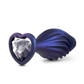 Anal Adventures Matrix - Swirling Bling Anaal Plug - Sapphire