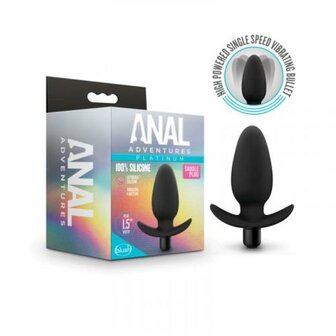 Anal Adventures&nbsp;Platinum&nbsp;- Saddle Vibrerende Anaal Plug