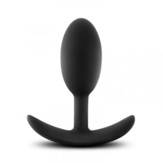 Anal Adventures Platinum - Vibra Slim Verzwaarde Anaal Plug -Medium