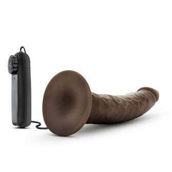 Dr. Skin - Dr. Dave Vibrator Met Zuignap - Chocolate