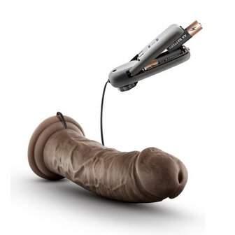 Dr. Skin - Dr. Joe Vibrator Met Zuignap 20 cm - Chocolate