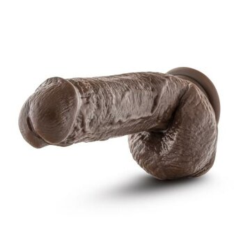 Dr. Skin - Mr. D. Dildo Met Zuignap 21 cm - Chocolate