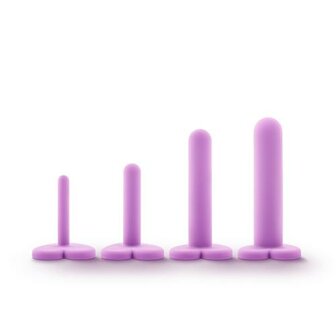 Wellness - Siliconen Vagina Dilator Set - Paars