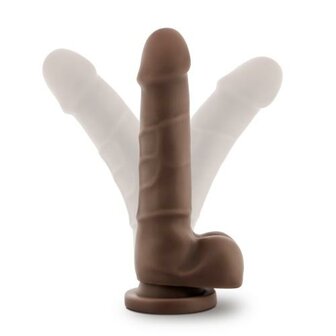 Dr. Skin - Realistische Dildo Met Zuignap 20 cm - Chocolate