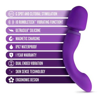 Wellness - Dual Sense Vibrator - Paars