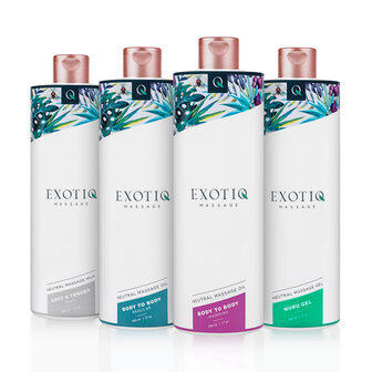 Exotiq Body To Body Verwarmende Massageolie - 500 ml