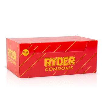 Ryder Condooms - 24 x 3 Stuks