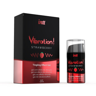 Vibration! Strawberry Tintelende Gel