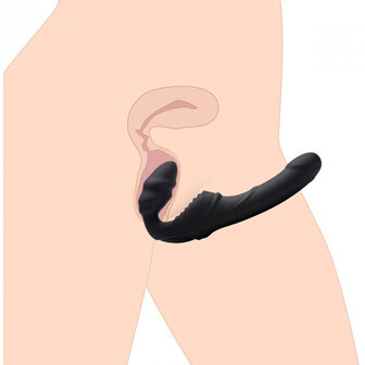 Slim Rider Strapless Strap-on Vibrator