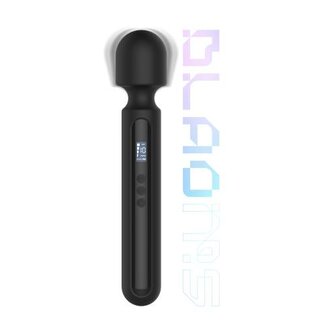 BLACQ - Digitale Super Wand Vibrator - Zwart