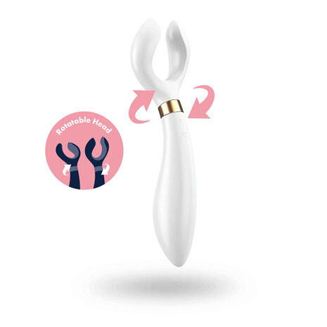 Satisfyer Partner Multifun 3 -  Wit