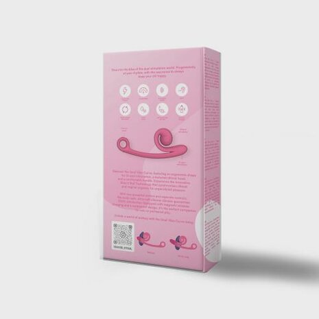 Snail Vibe Curve Duo Vibrator - Roze