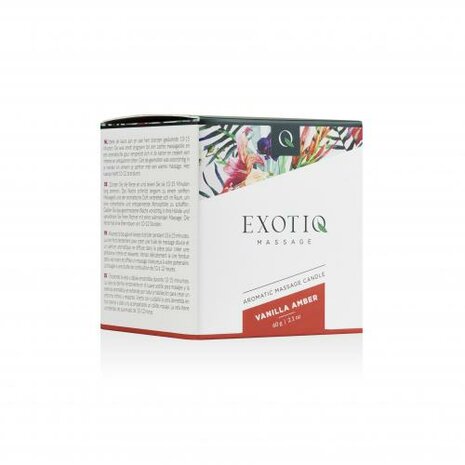 Exotiq Massagekaars Vanille Amber - 60g