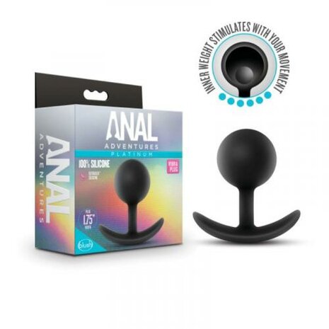 Anal Adventures Platinum - Vibra Siliconen Anaal Plug