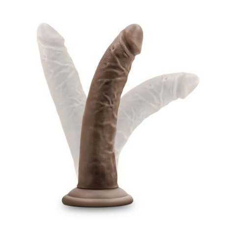 Dr. Skin - Realistische Dildo Met Zuignap 19 cm - Chocolate