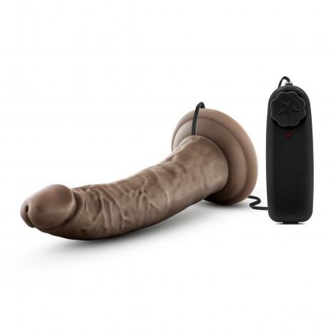 Dr. Skin - Dr. Dave Vibrator Met Zuignap - Chocolate