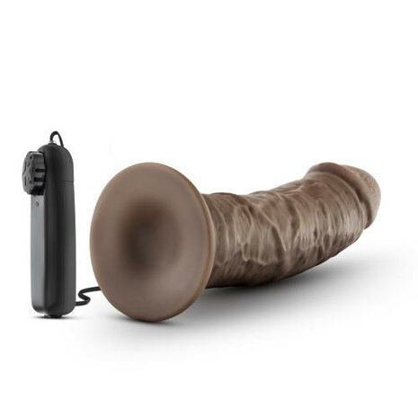 Dr. Skin - Dr. Joe Vibrator Met Zuignap 20 cm - Chocolate