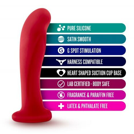 Temptasia - Jezebel Dildo - Crimson