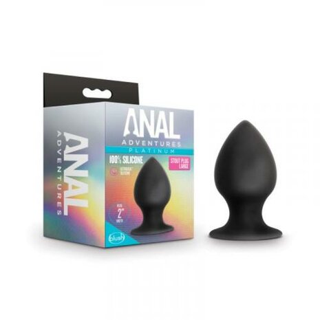 Anal Adventures Platinum - Stout Anaal Plug - Large