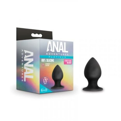 Anal Adventures Platinum - Stout Anaal Plug - Medium