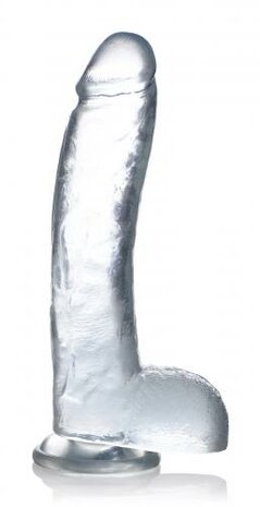 Jock C-Thru Transparante Dildo - 29 cm.