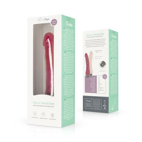 Jelly Passion - Realistische Vibrator - Roze