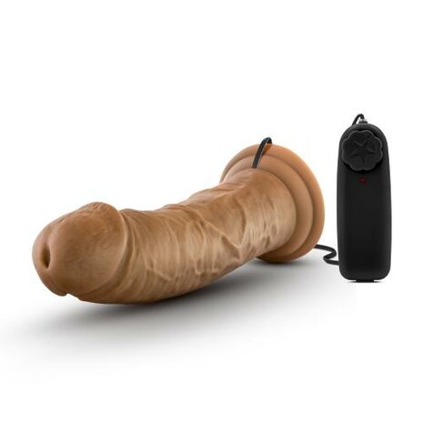 Dr. Skin - Dr. Joe Vibrator Met Zuignap 20 cm - Mocha