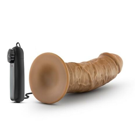 Dr. Skin - Dr. Joe Vibrator Met Zuignap 20 cm - Mocha