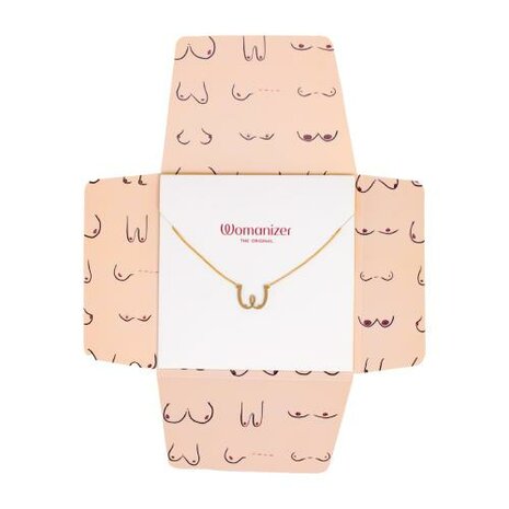 Womanizer Gold Boob Ketting