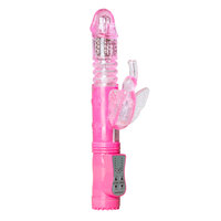 Stotende Butterfly Vibrator - Roze