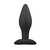 Medium Zwarte Siliconen Buttplug Medium Zwarte Siliconen Buttplug