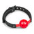 Ball gag met bal van PVC - rood Ball gag met bal van PVC - rood