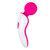 Mini Wand Massager - Roze/Wit Mini Wand Massager - Roze/Wit