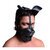 Puppy Play Masker Met Ballgag - Zwart Puppy Play Masker Met Ballgag - Zwart
