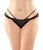 Posey Lace Crotchless Briefs - Curvy Posey Lace Crotchless Briefs - Curvy