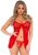 Only Yours Babydoll & G-String - Rood Only Yours Babydoll & G-String - Rood