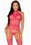 Halternek Jarretel Catsuit - Roze Halternek Jarretel Catsuit - Roze