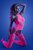 Betoverende Halter Catsuit en G-string - Neonroze Betoverende Halter Catsuit en G-string - Neonroze
