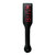 Black Leather Paddle - Bitch Black Leather Paddle - Bitch