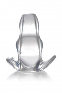 Clear View Hollow Anal Plug - Small