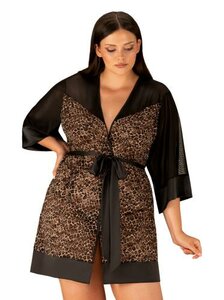 Allunes Kimono - Leopard Print