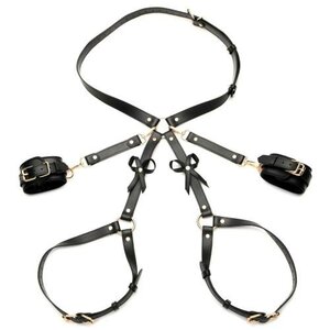 Bondage Harness w/ Bows M/L - Black