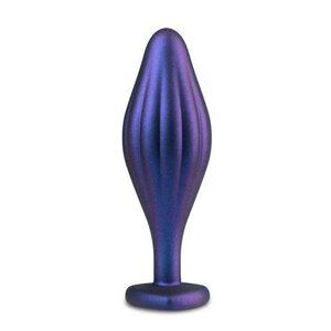 Anal Adventures Matrix - Wavy Bling Anal Plug - Sapphire