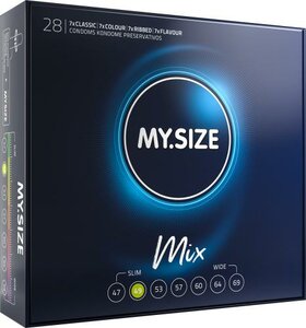 MY.SIZE Mix 49 mm Condoms - 28pcs