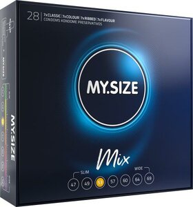 MY.SIZE Mix 53 mm Condoms - 28pcs